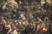 Jacopo Tintoretto Gathering of Manna china oil painting reproduction